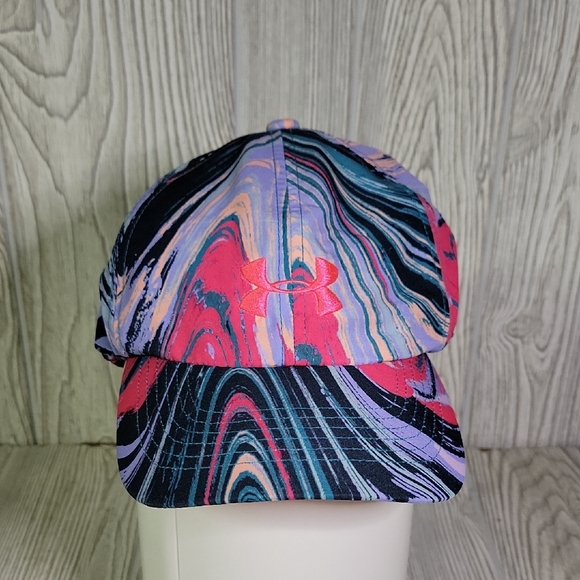 Under Armour Youth Strap Back Paint Dip Print Hat - Picture 1 of 9